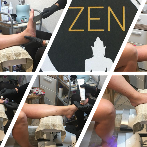 durante trattamento piedi - Zen Nails & Beauty - Caslano